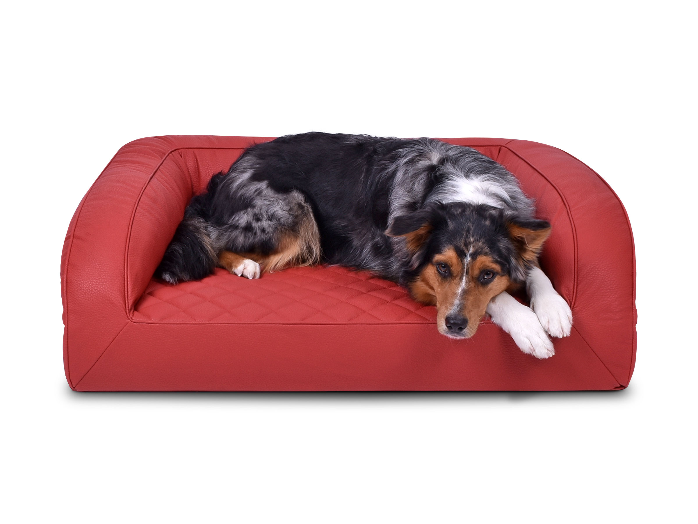 mypado Flo Kunstleder-Premium gesteppt Hundebett
