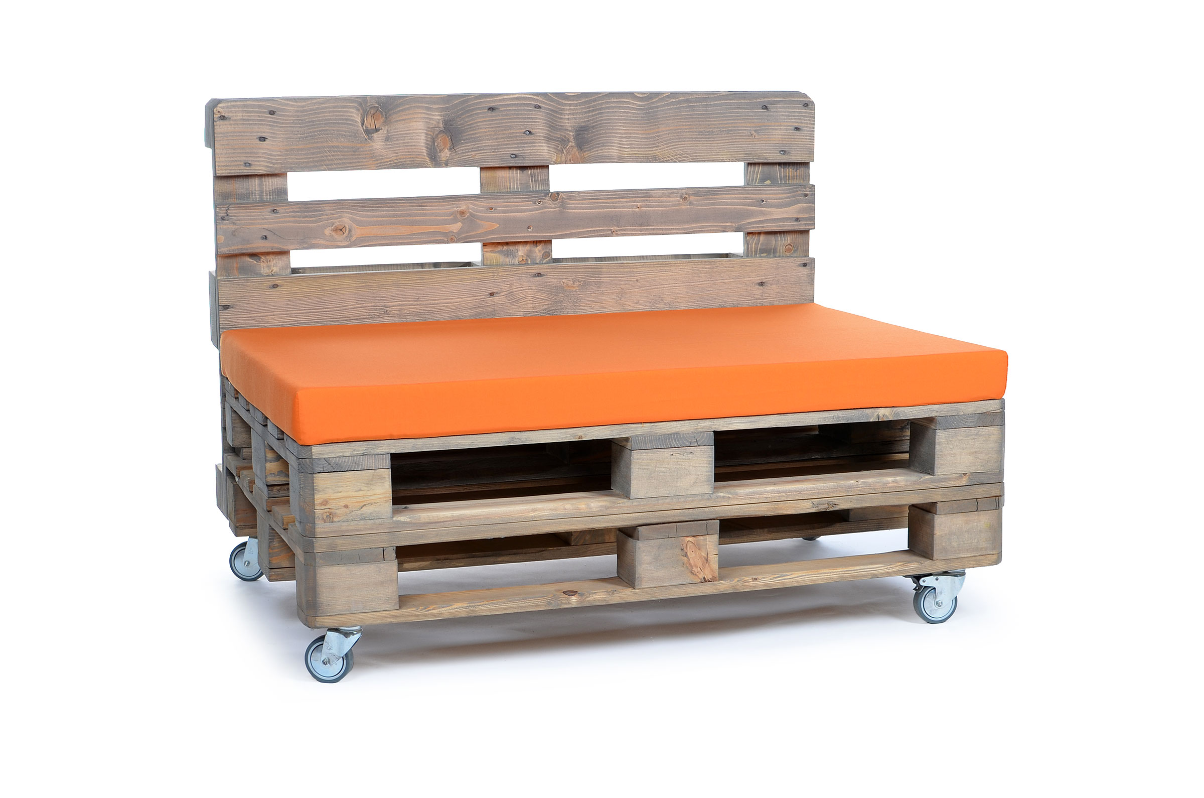 Spatium Jumbo XXL Cuscini Per Pallet E Panche - Sedile 120x60x20 Cm Con Federa Impermeabile Removibile (Mela Verde)