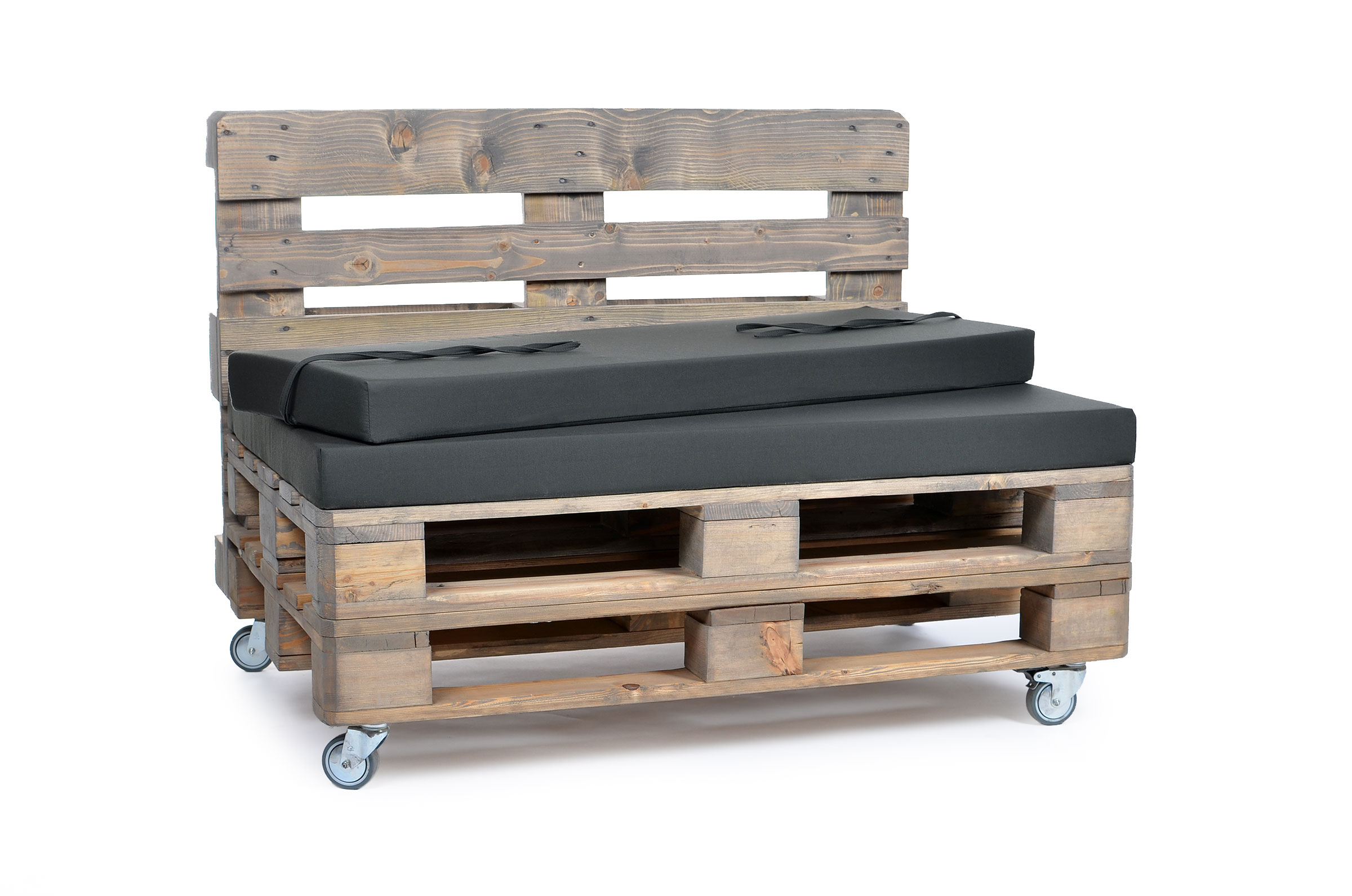 Housse de rechange pour mypado Pallet Cushion Sun Uni & Stripes