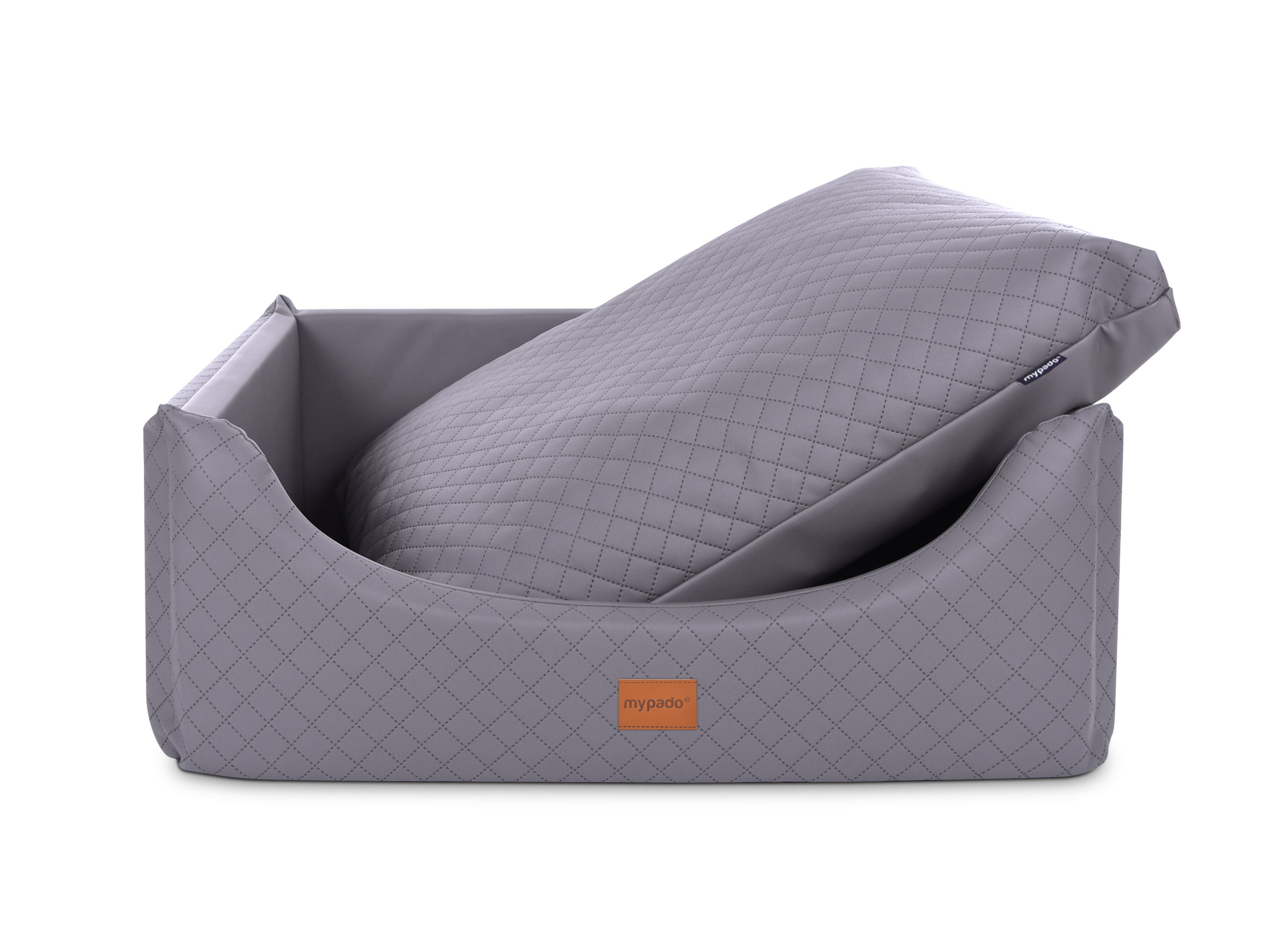 mypado Alma Faux Leather Dog Bed